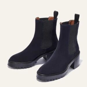 MARGAUX Chelsea Platform Boot, black, size 39.5 (9)